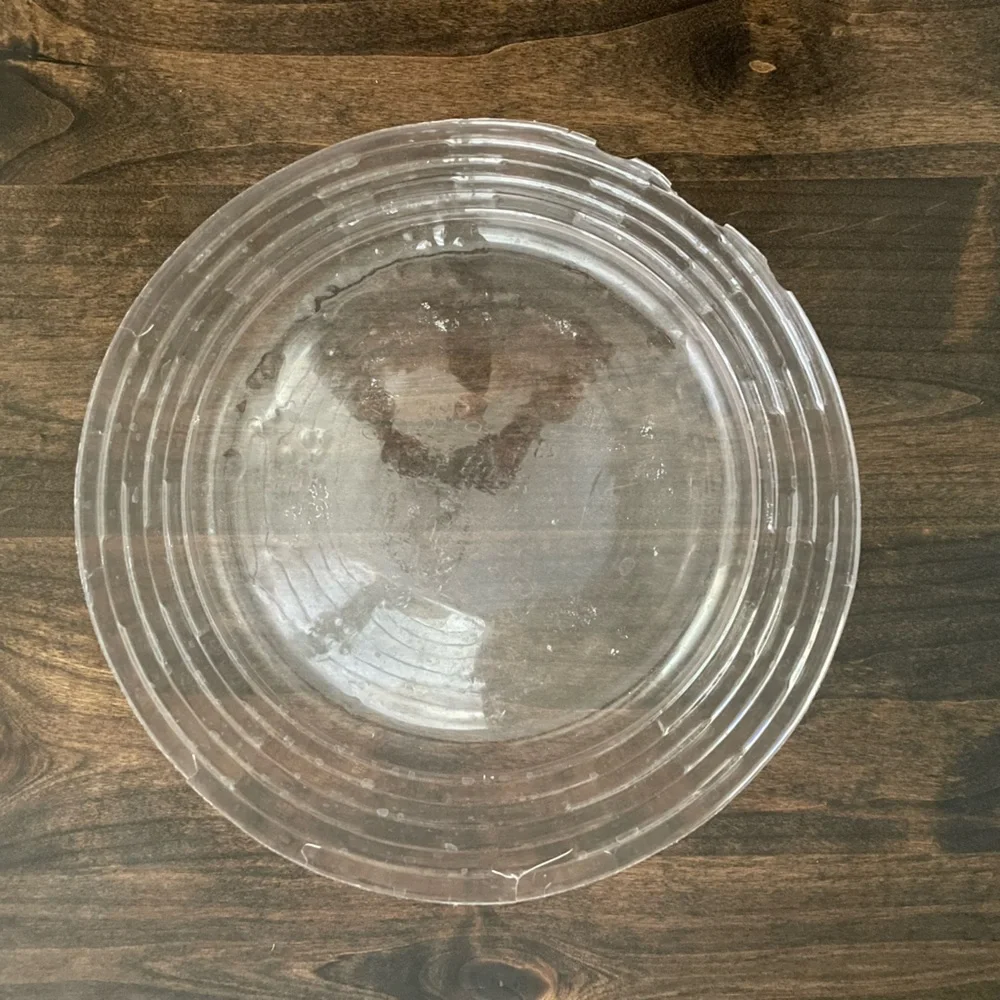 Longaberger Round Basket With Leather Handles 1996